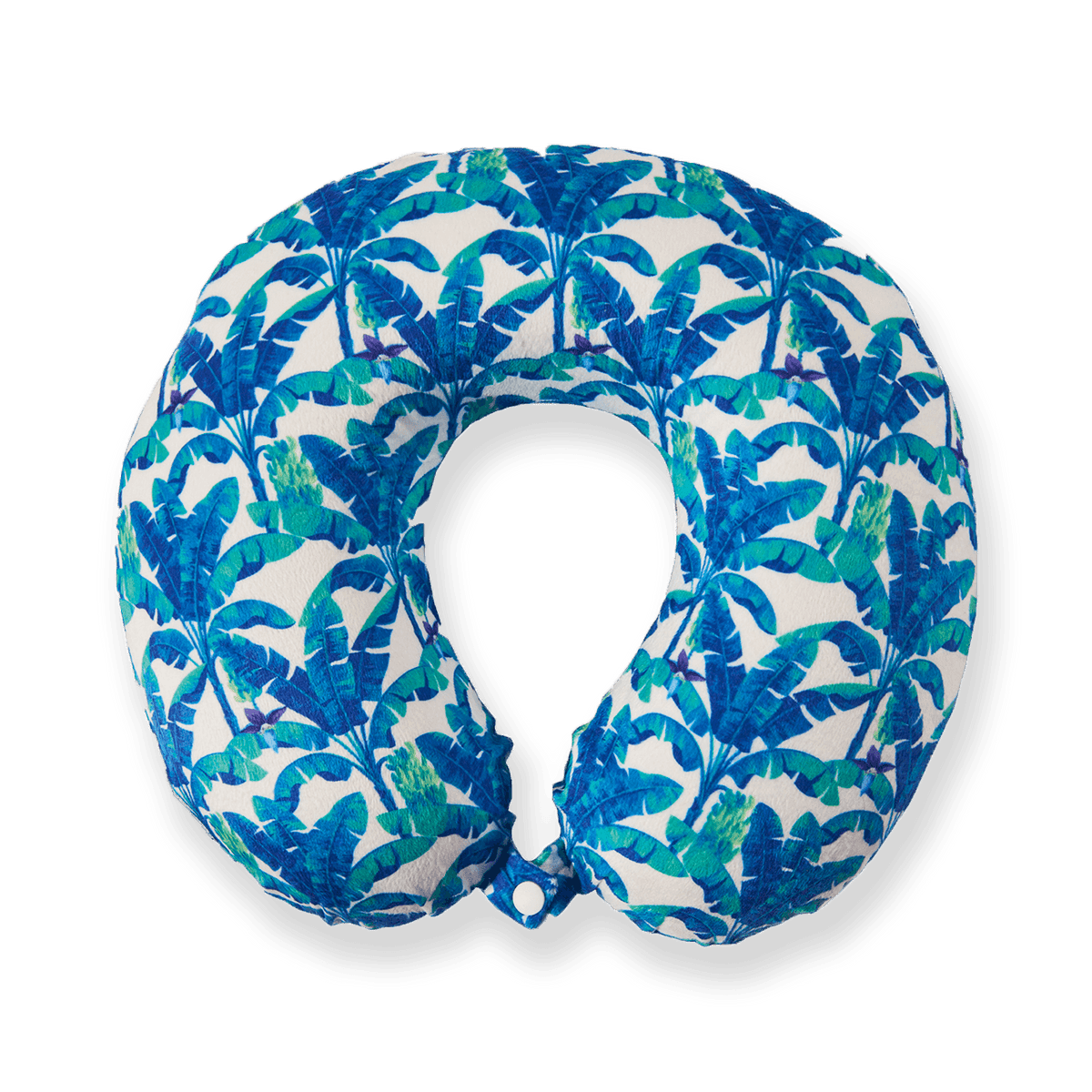 Midnight Jungle Memory Foam Travel Neck Pillow - Blue – Bon Voyage