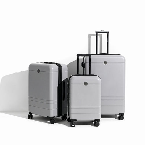 Bon Voyage Aero Collection 3 Piece Luggage Set - Grey