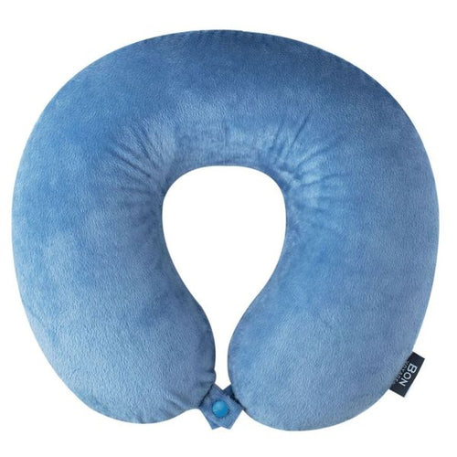 Classic Memory Foam Travel Neck Pillow - Blue