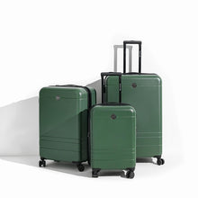 Load image into Gallery viewer, Bon Voyage Aero Collection 3 Piece Luggage Set - Olive