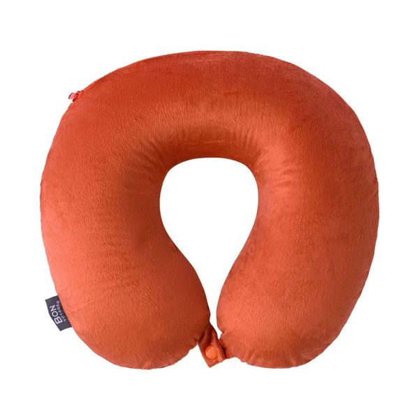 Classic Memory Foam Travel Neck Pillow - Orange