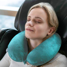 Load image into Gallery viewer, Classic Memory Foam Travel Neck Pillow - Mint