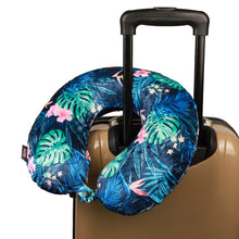 Load image into Gallery viewer, Crushed Velvet Memory Foam Travel Neck Pillow