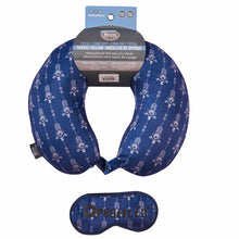Load image into Gallery viewer, Eye Mask Memory Foam Travel Neck Pillow - Dream In