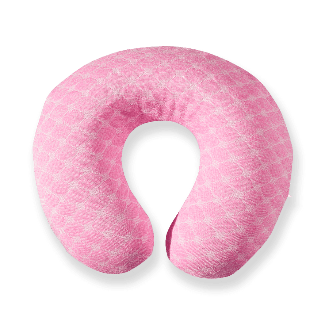 Baby Memory Foam Travel Neck Pillow - Pink