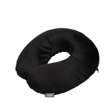 Load image into Gallery viewer, Classic Memory Foam Travel Neck Pillow - Black