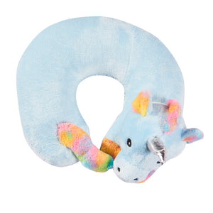 Cute Animals Memory Foam Travel Neck Pillow - Unicorn