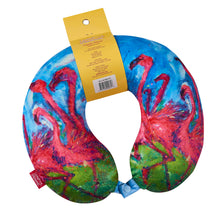 Load image into Gallery viewer, LEOMA Memory Foam Travel Neck Pillow - Flamingo