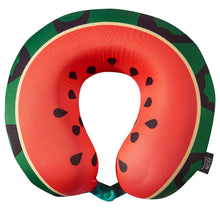 Load image into Gallery viewer, Watermelon Memory Foam Travel Neck Pillow