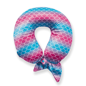 Mermaid Tail Memory Foam Travel Neck Pillow - Pink