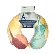 Load image into Gallery viewer, World Edition Memory Foam Travel Neck Pillow - New York