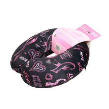 Load image into Gallery viewer, Breast Cancer Awareness Memory Foam Travel Neck Pillows