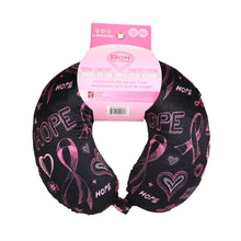 Load image into Gallery viewer, Breast Cancer Awareness Memory Foam Travel Neck Pillows