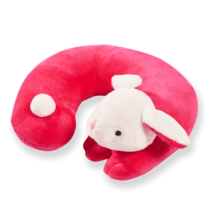 Cute Animals Memory Foam Travel Neck Pillow - Bunny